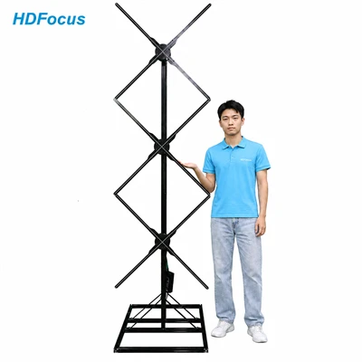 Dinding Sambungan Kipas Led Hologram 1x3 3d 100cm